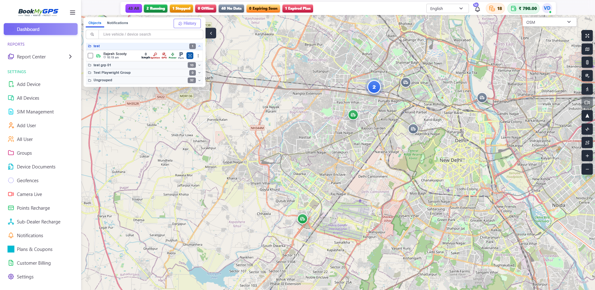 Dashboard Screenshot